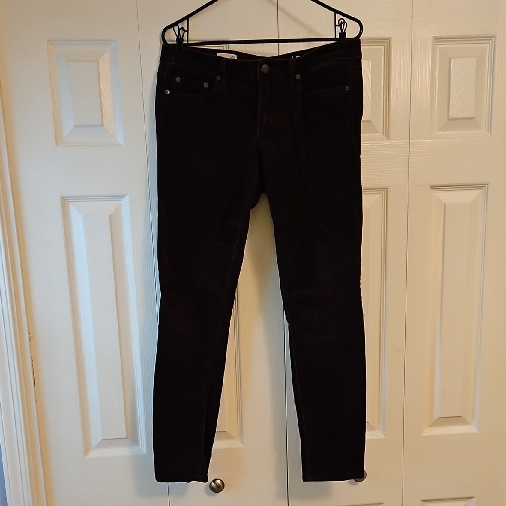 Classic GAP 1969 Women's Maroon Velvet-like Pants